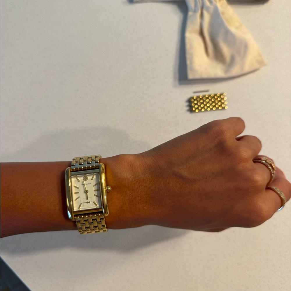 Tory Burch Gold and Silver Women's Watch